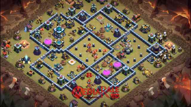 Base coc th 12 Base COC TH 13, formasi coc th 13, tata letak coc th 13