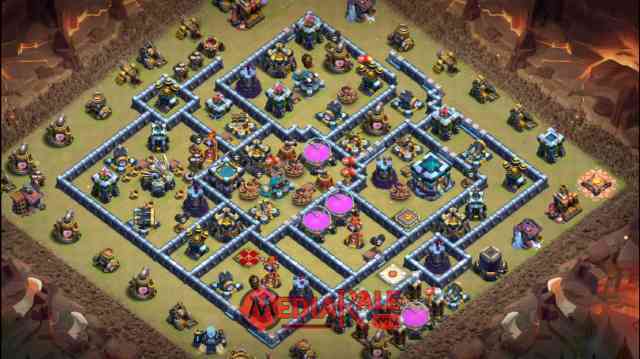 Base coc th 12 Base COC TH 13, formasi coc th 13, tata letak coc th 13