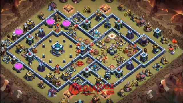 Base coc th 12 Base COC TH 13, formasi coc th 13, tata letak coc th 13