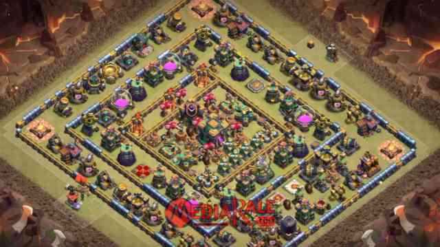 Base COC TH 14 Base COC TH 14, formasi coc th 14, tata letak coc th 14