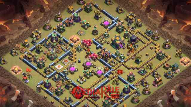 Base COC TH 14 Base COC TH 14, formasi coc th 14, tata letak coc th 14
