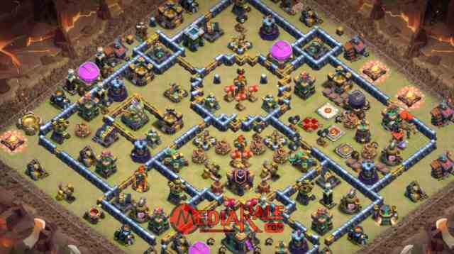 Base COC TH 14 Base COC TH 14, formasi coc th 14, tata letak coc th 14