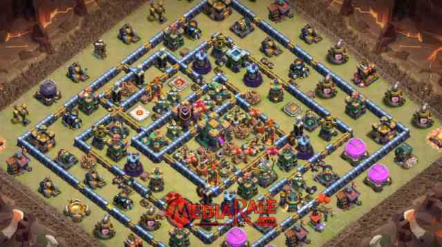 Base COC TH 14 Base COC TH 14, formasi coc th 14, tata letak coc th 14