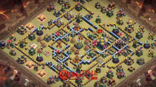 Base COC TH 14 Base COC TH 14, formasi coc th 14, tata letak coc th 14