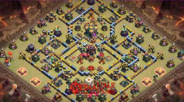 Base COC TH 14 Base COC TH 14, formasi coc th 14, tata letak coc th 14