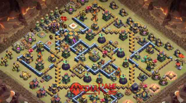Base COC TH 14 Base COC TH 14, formasi coc th 14, tata letak coc th 14