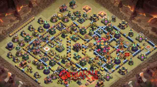 Base COC TH 14 Base COC TH 14, formasi coc th 14, tata letak coc th 14