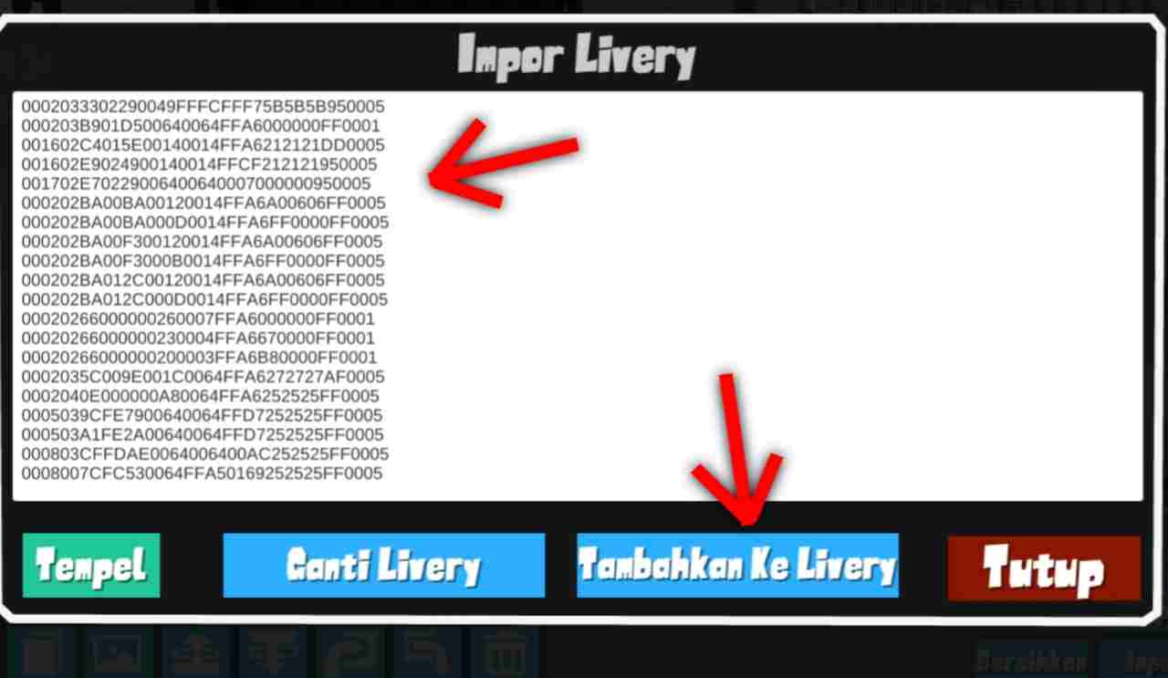 cara pasang livery fr legends