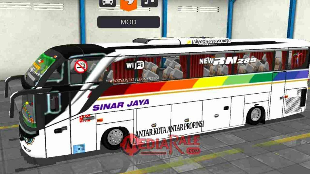 Livery BUSSID SInar Jaya SHD