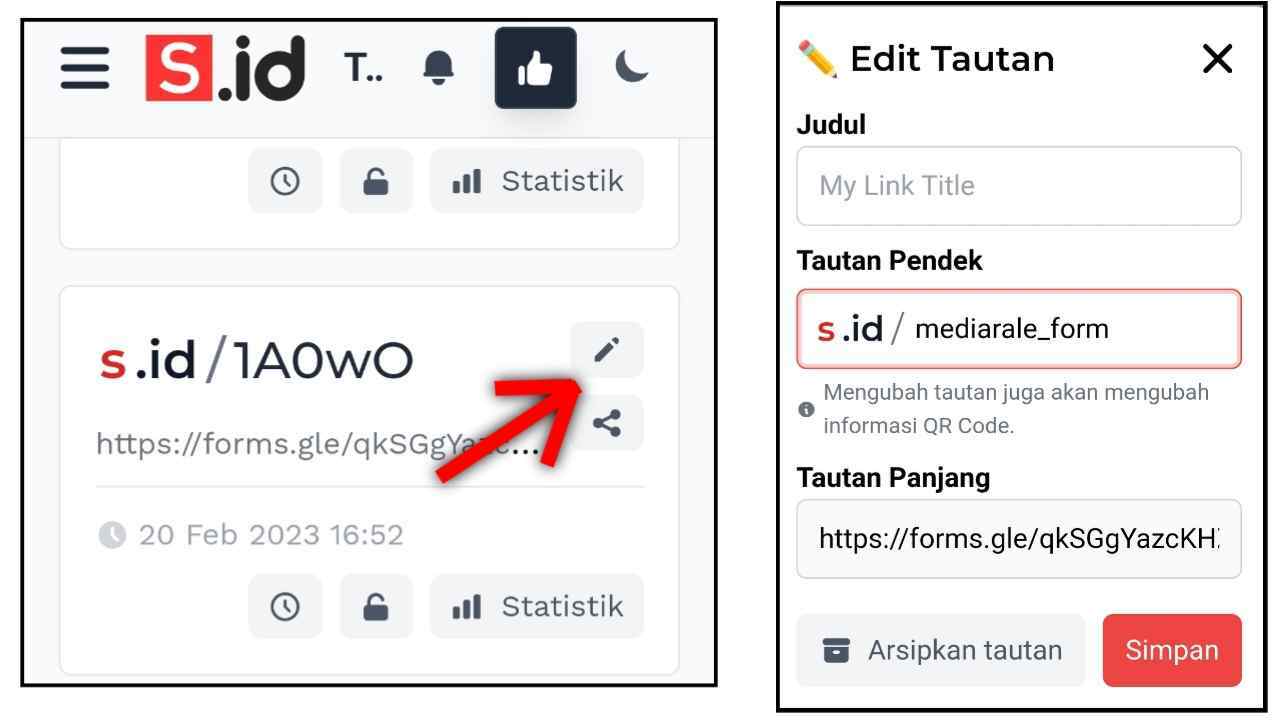 cara memperpendek link google form