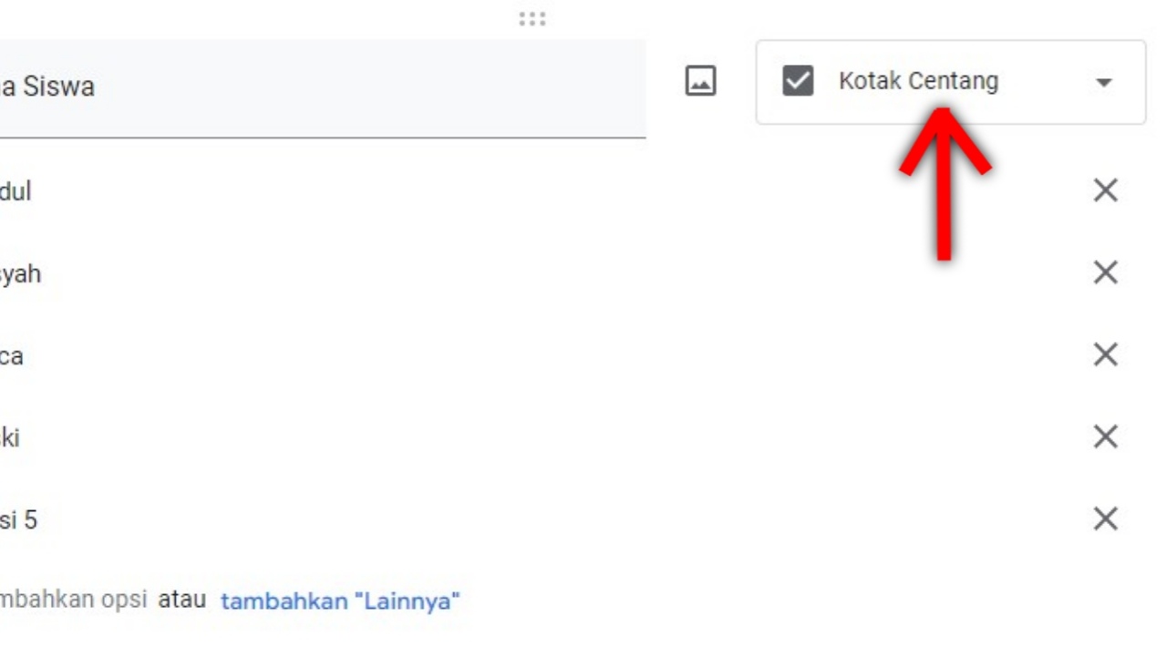 cara membuat absen di google form