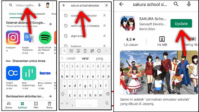 Cara Update Sakura School Simulator cara update sakura school simulator