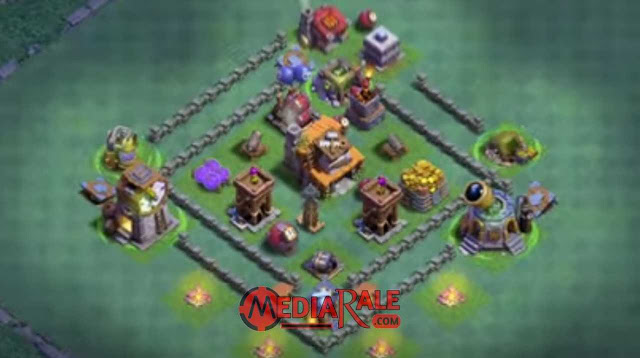 Base Aula Tukang Level 4 COC base aula tukang coc level 4