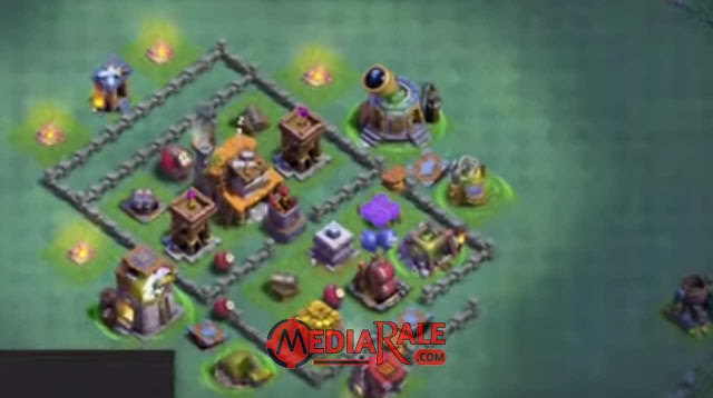 Base Aula Tukang Level 4 COC base aula tukang coc level 4