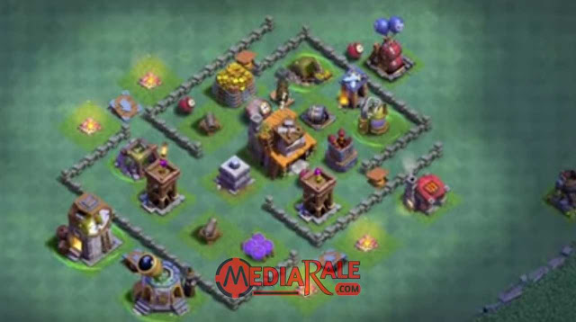 Base Aula Tukang Level 4 COC base aula tukang coc level 4