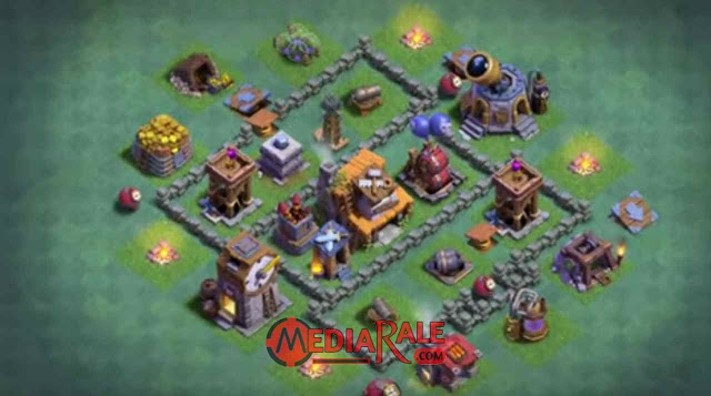 Base Aula Tukang Level 4 COC base aula tukang coc level 4
