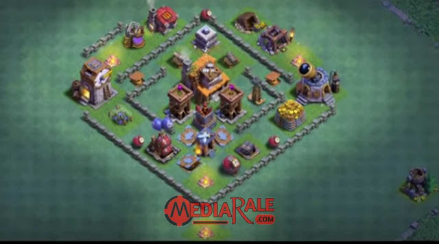 Base Aula Tukang Level 4 COC base aula tukang coc level 4