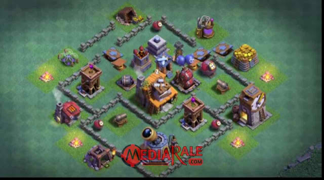Base Aula Tukang Level 4 COC base aula tukang coc level 4
