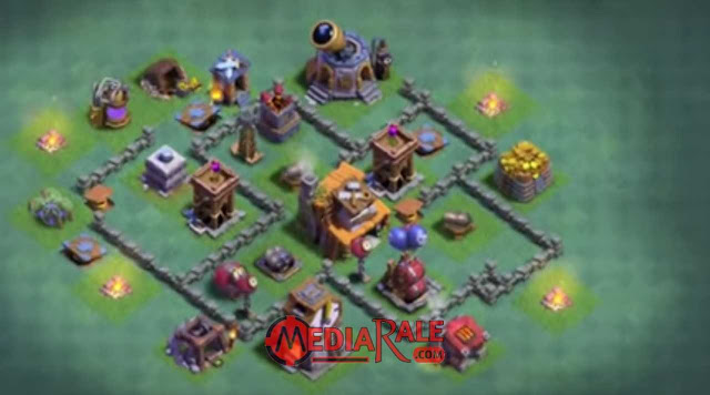 Base Aula Tukang Level 4 COC base aula tukang coc level 4