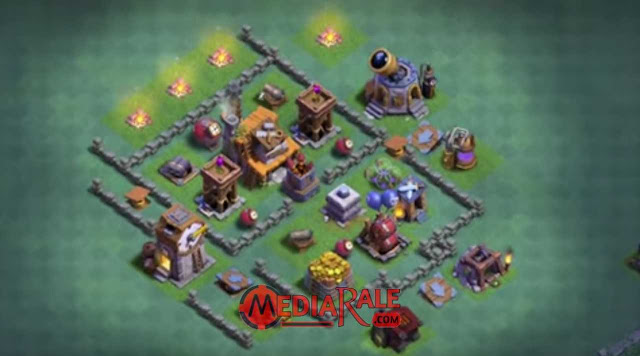 Base Aula Tukang Level 4 COC base aula tukang coc level 4