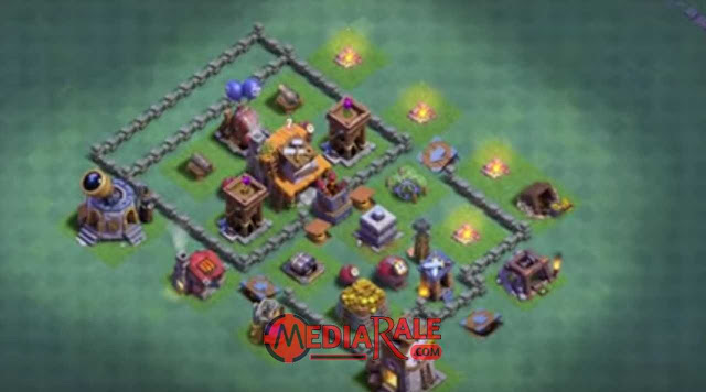 Base Aula Tukang Level 4 COC base aula tukang coc level 4