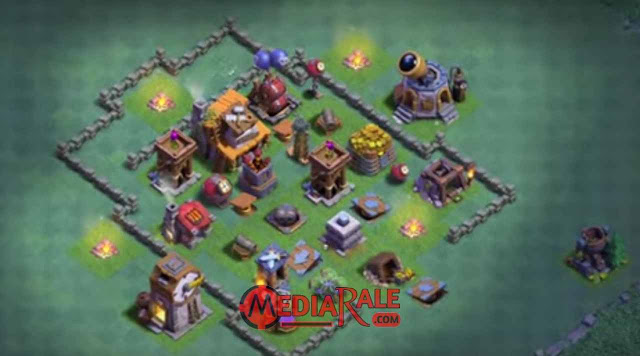 Base Aula Tukang Level 4 COC base aula tukang coc level 4