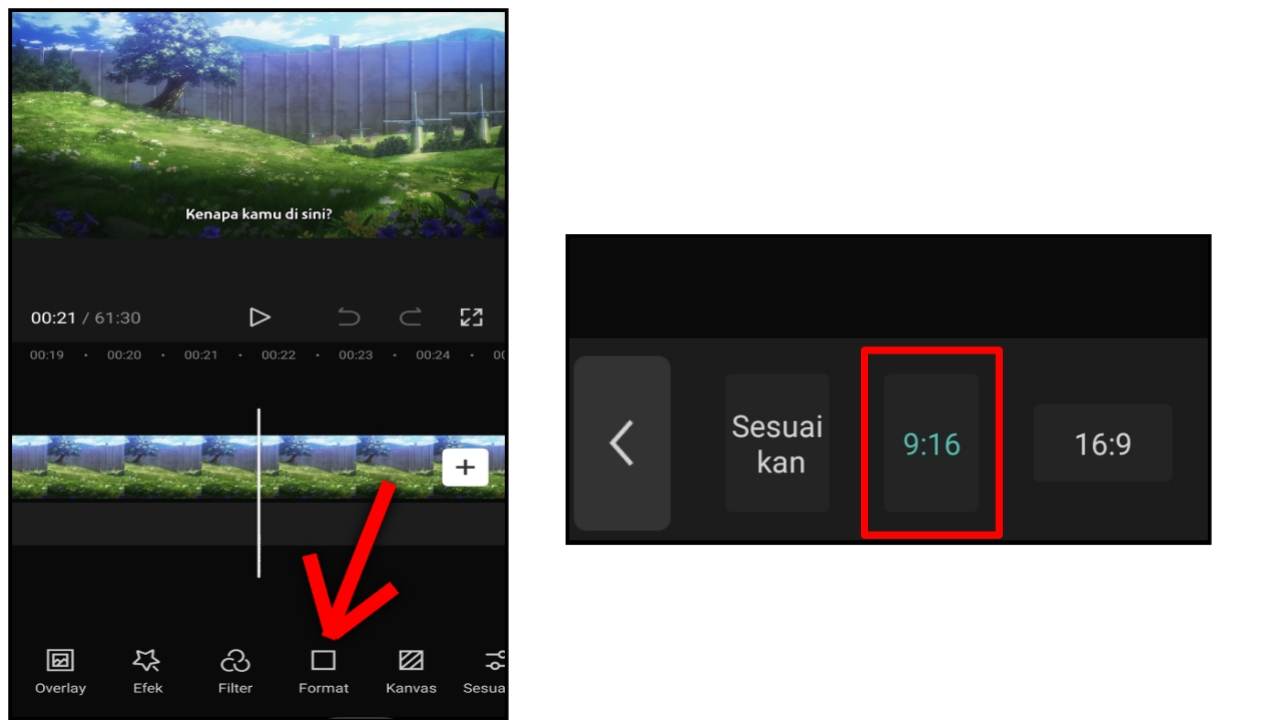 Cara Mengubah Video Landscape Menjadi Potrait di CapCut