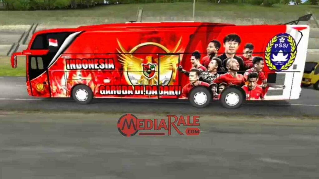 Livery Bus Timnas Indonesia Sadewa SHD