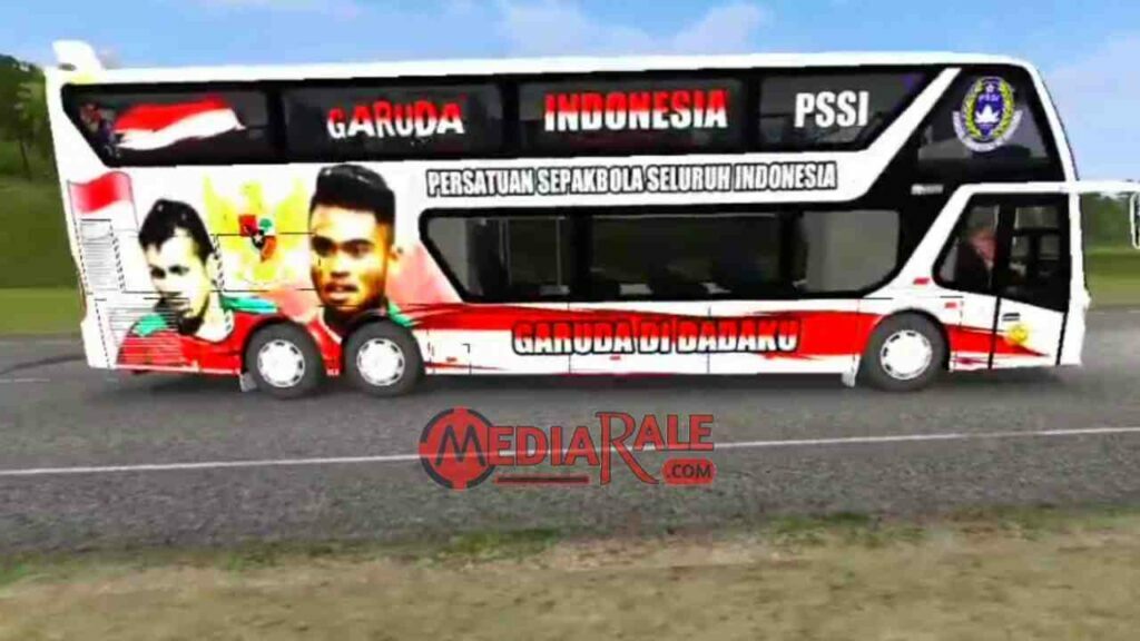 Livery Bus Timnas Indonesia SDD