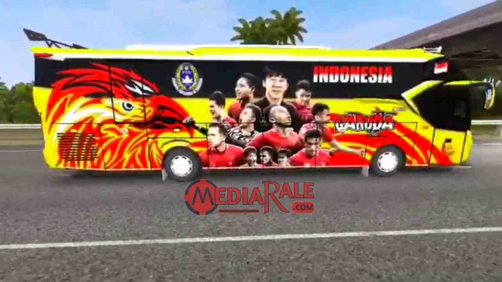 Livery Bus Timnas Indonesia Srikandi SHD
