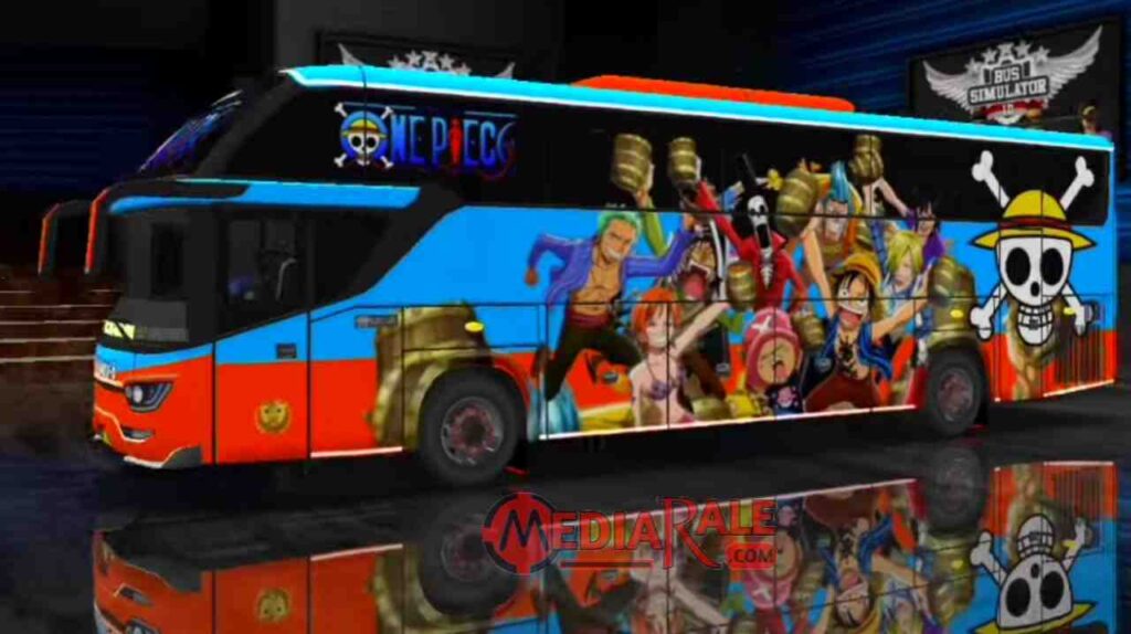 Livery BUSSID Anime one piece