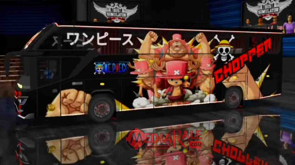 Livery BUSSID Anime one piece