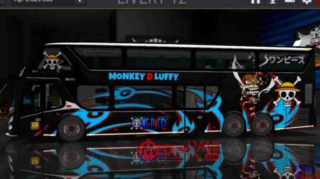 Livery BUSSID Anime one piece