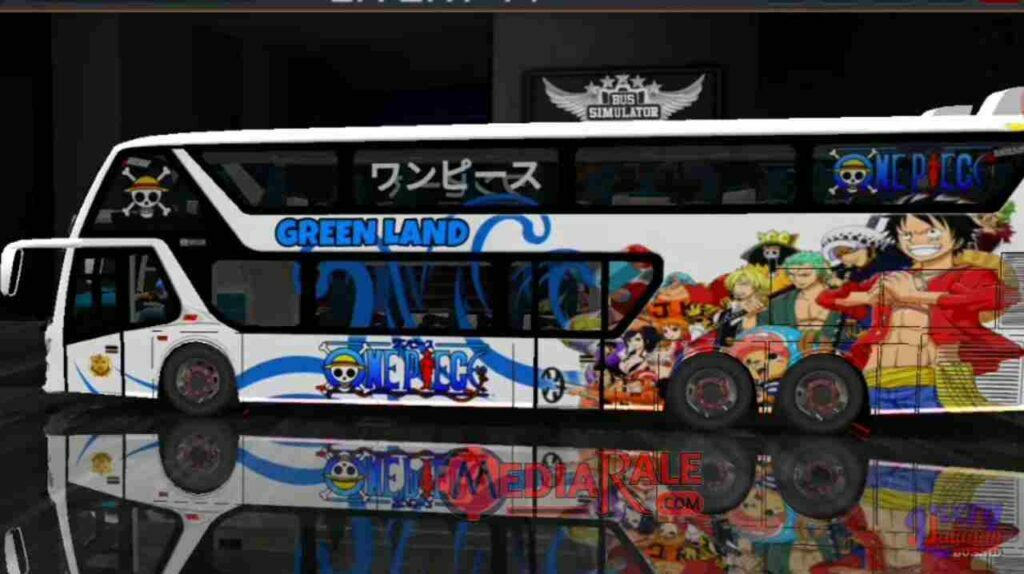 Livery BUSSID Anime one piece
