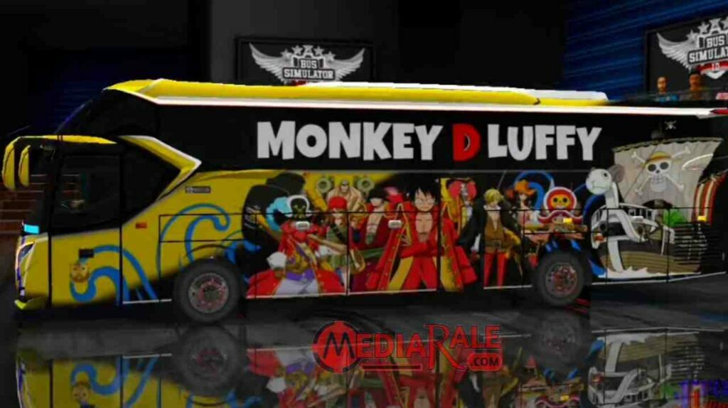 Livery BUSSID Anime one piece