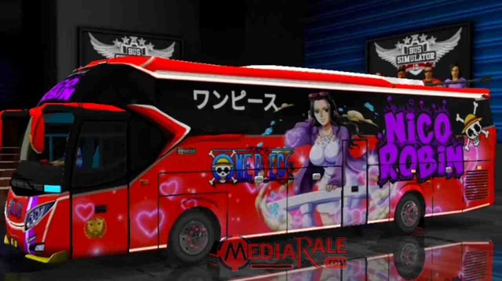 Livery BUSSID Anime one piece