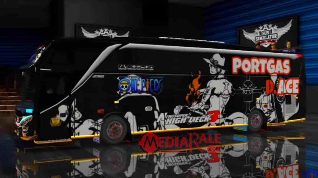 Livery BUSSID Anime one piece