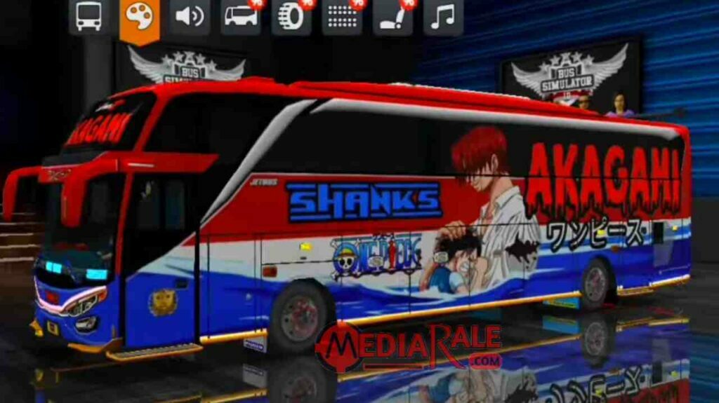 Livery BUSSID Anime one piece
