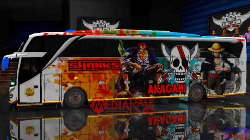 Livery BUSSID Anime one piece