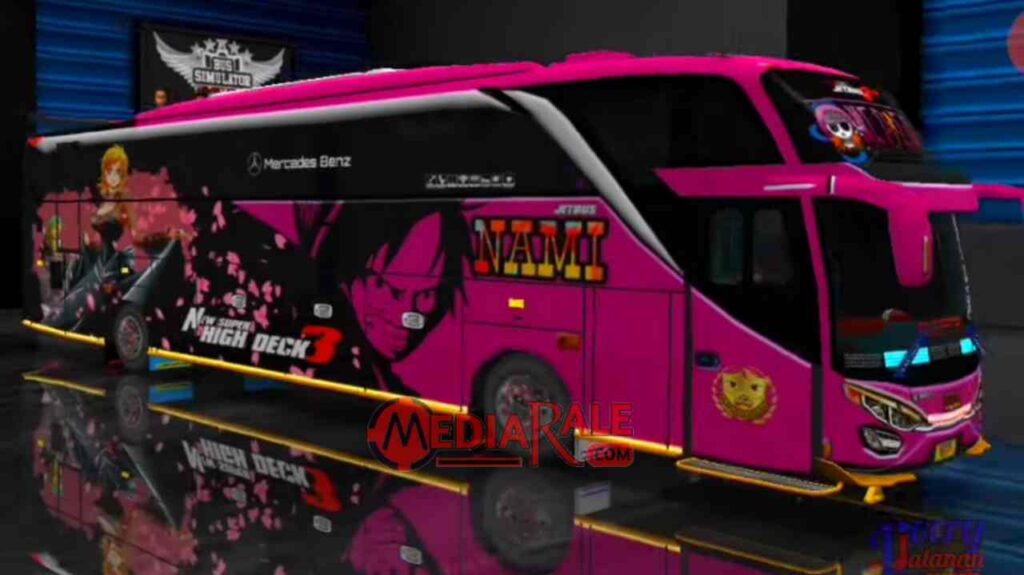 Livery BUSSID Anime one piece