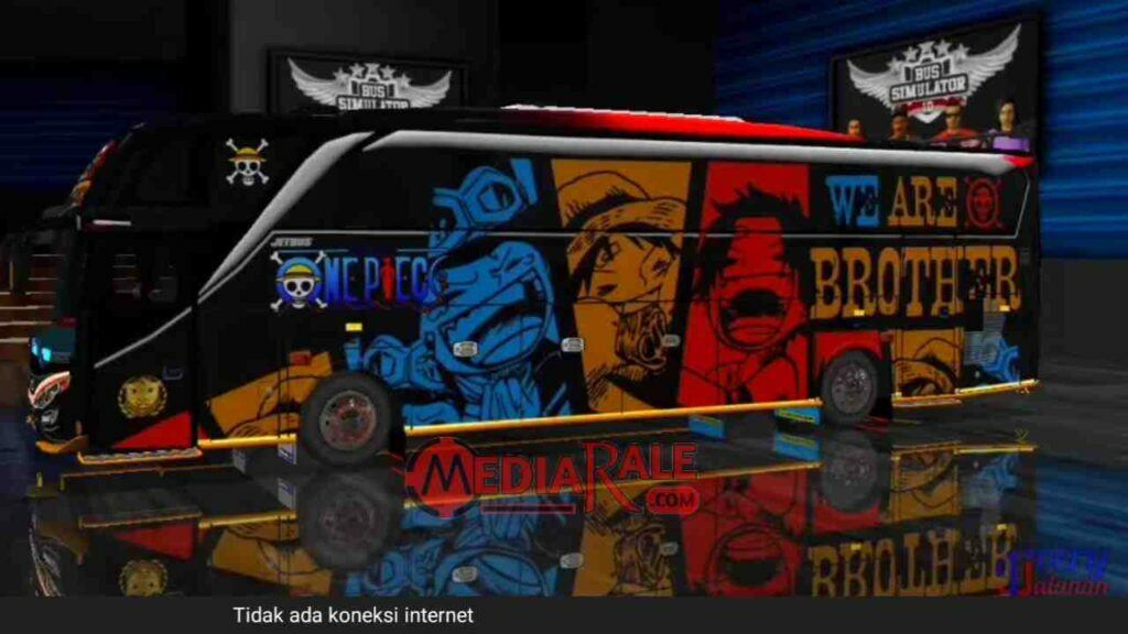 Livery BUSSID Anime one piece