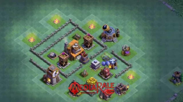 Base Aula Tukang Level 4 COC base aula tukang coc level 4