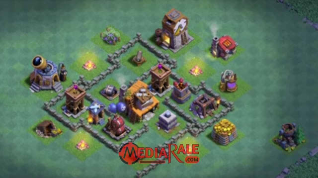 Base Aula Tukang Level 4 COC base aula tukang coc level 4