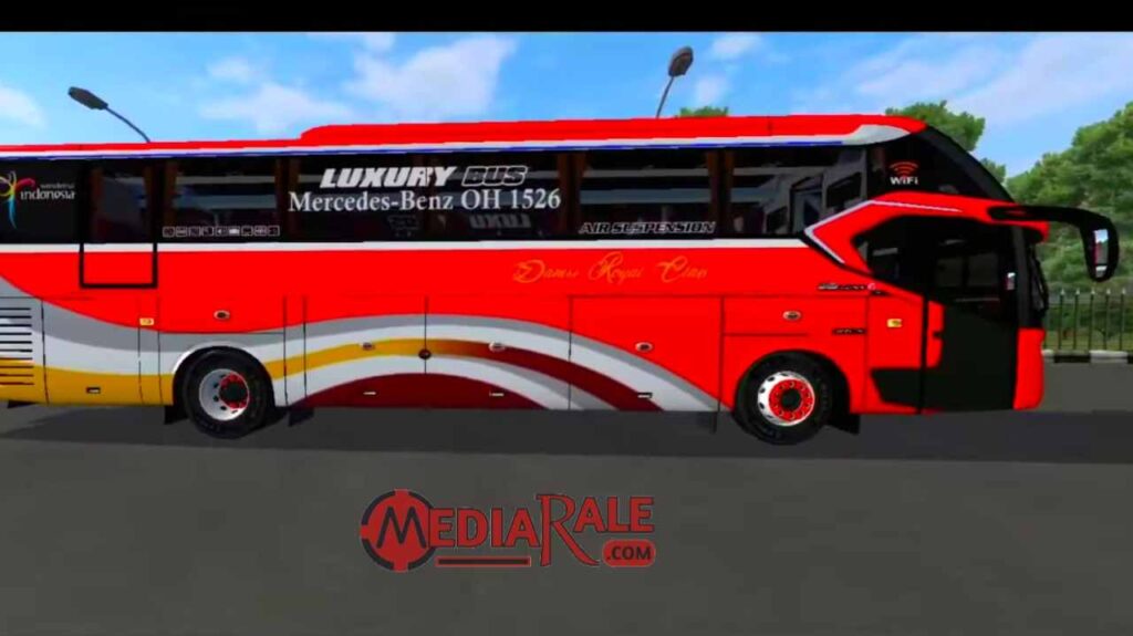 Livery Bus SR3 Panorama Damri Royal Class