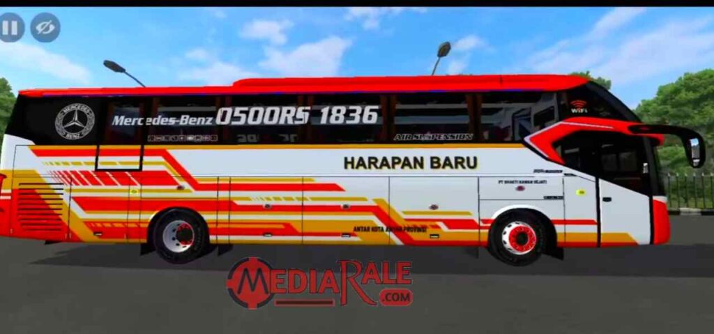 Livery Bus SR3 Panorama Harapan Baru