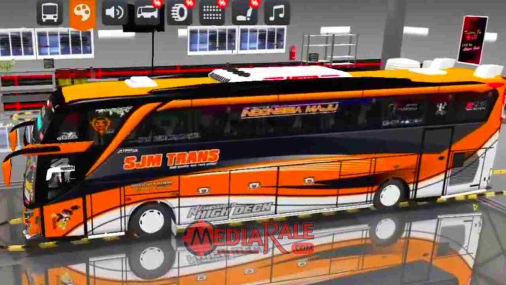 Livery Bus Pariwisata SJM Trans SHD Ori