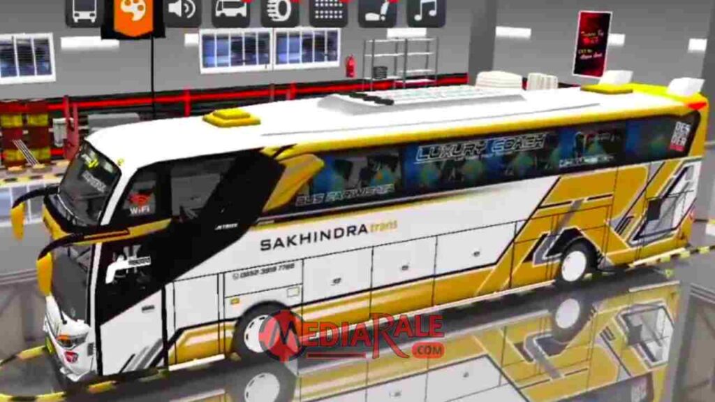 Livery Bus Pariwisata Sakhindra SHD Ori