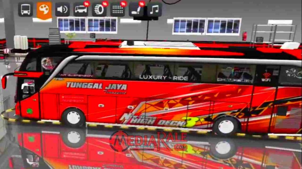 Livery Bus Pariwisata Tunggal Jaya SHD Ori