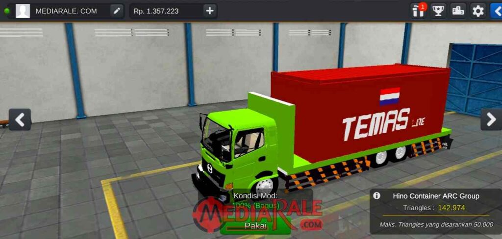 mod bussid truk hino