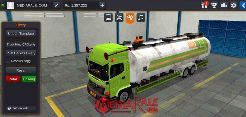 mod bussid truk hino